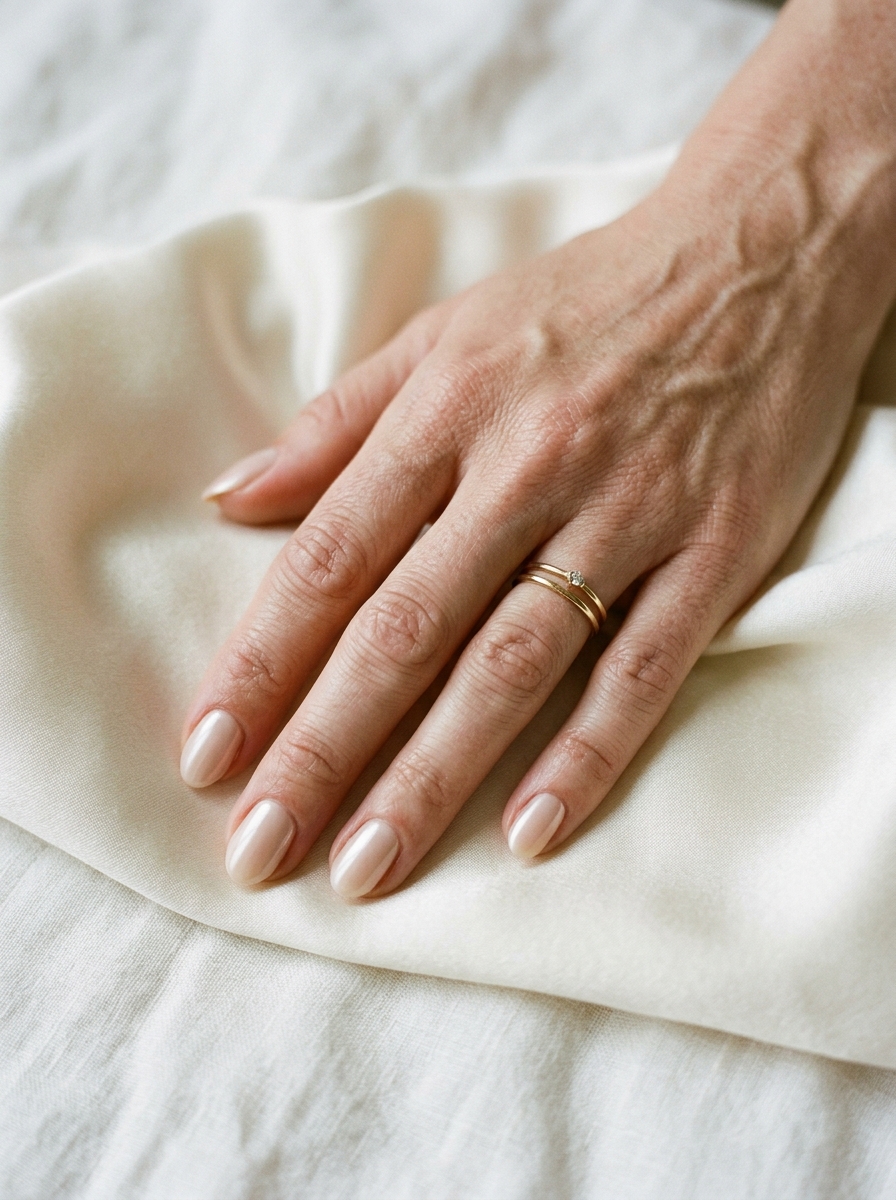 Beige Stockholm Nails als Stockholm Nails Inspiration 2026